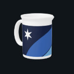 Columbia City Flag Pitcher<br><div class="desc">Add a touch of Columbia, South Carolina pride to your serveware with our exclusive pitcher featuring the flag of Columbia, SC! Crafted with meticulous attention to detail, this pitcher is more than just a functional kitchen item; it’s a celebration of Columbia’s heritage and civic pride. The vibrant design prominently displays...</div>