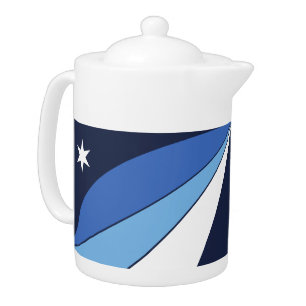 Columbia City Flag Teapot