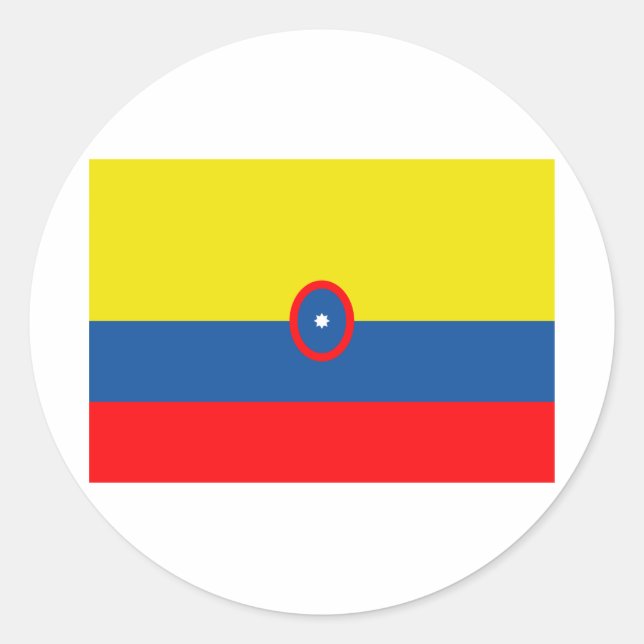 Columbia Classic Round Sticker (Front)