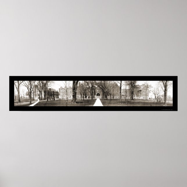 Columbia College MO Photo 1912 Poster (Front)