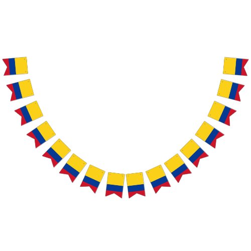 Columbia flag bunting banner