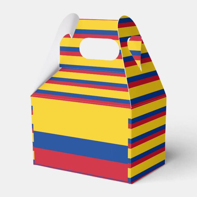 Columbia flag Favor Box (Front Side)