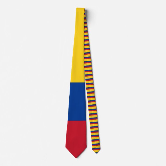 Columbia flag Neck Tie (Front)