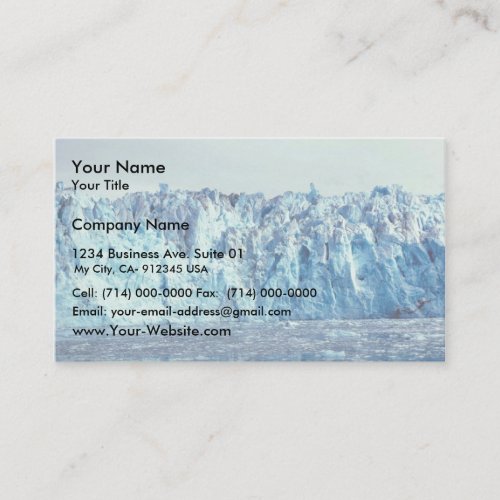 Columbia Glacier Business Card