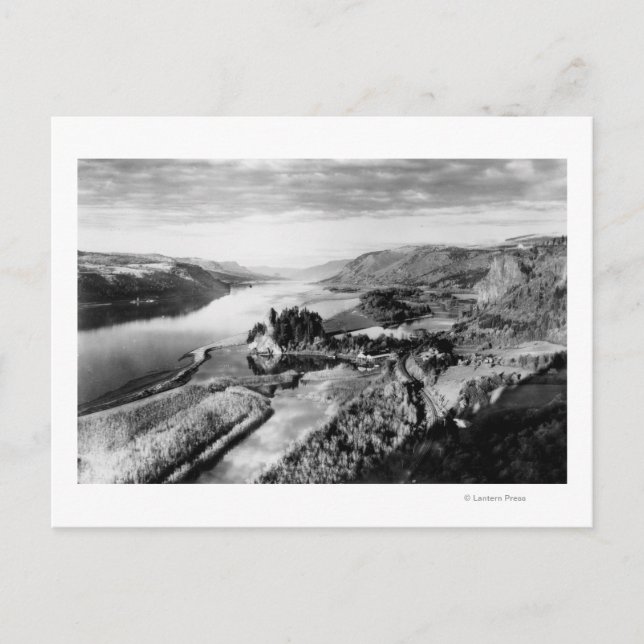 Columbia Gorge View Photograph Postcard (Front)