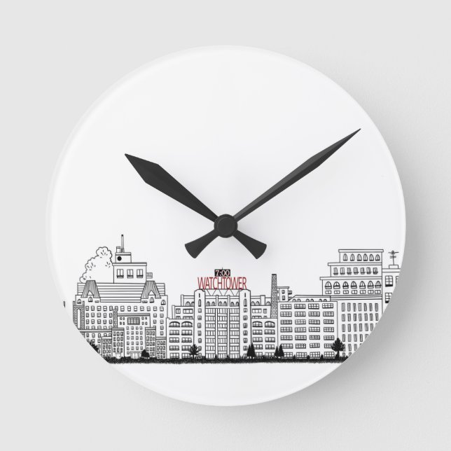 Columbia Heights Wall Clock (Front)