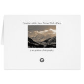 Columbia Icefields Cards (Back Horizontal)