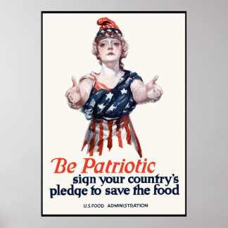 Columbia Invites You To Save Food -- Border Poster