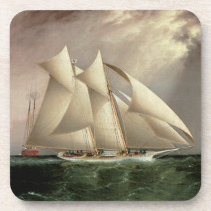 Columbia leading Dauntless in the Hurricane Cup Drink Coaster