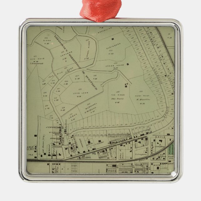 Columbia, Ohio 2 Metal Ornament (Front)