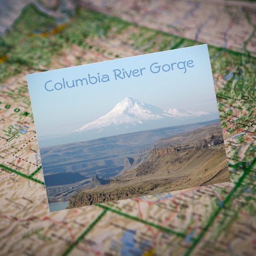 Columbia River Gorge and Mount Hood Travel Postcard