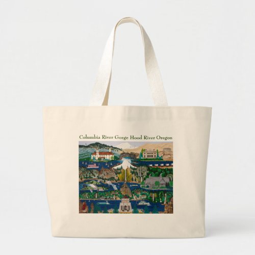 Columbia River Gorge Large Tote Bag