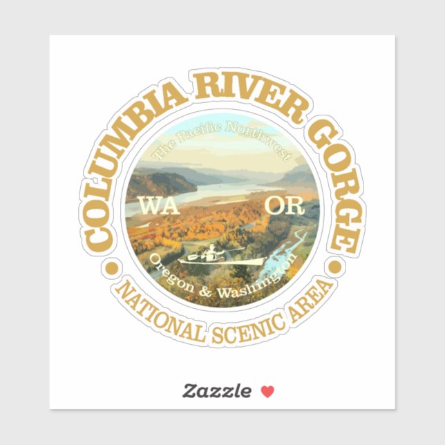 Columbia River Gorge NSA Sticker (Sheet)