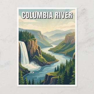 Columbia River Gorge Oregon Postcard
