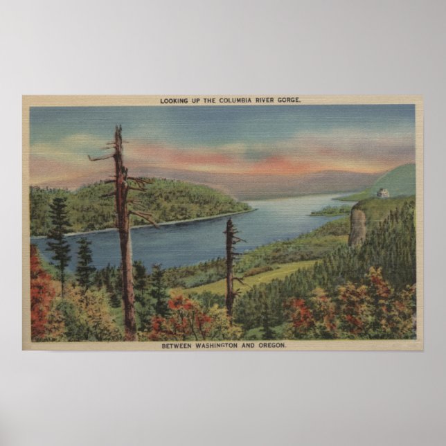 Columbia River Gorge Poster (Front)