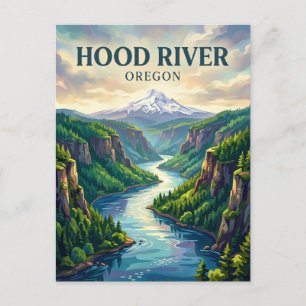 Columbia River Gorge USA Postcard