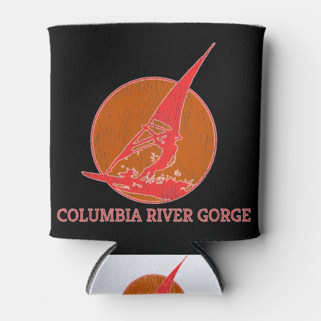 Columbia River Gorge Windsurfing Can Cooler (Front)