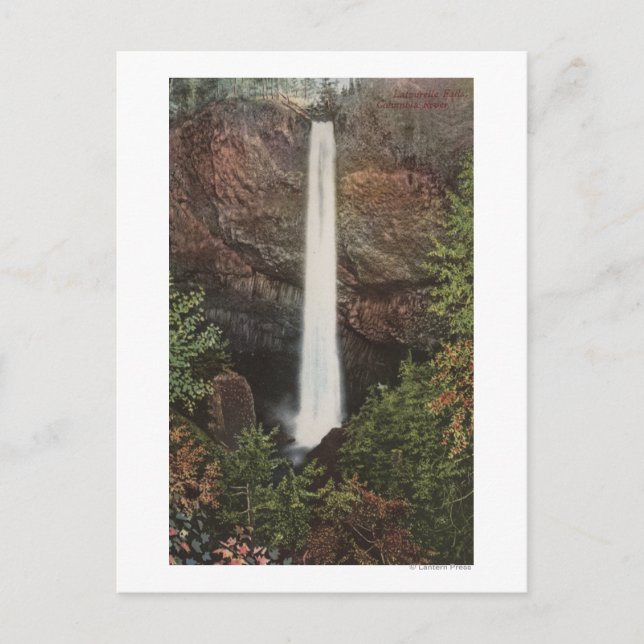 Columbia River, OR - Latourelle Falls View #2 Postcard (Front)