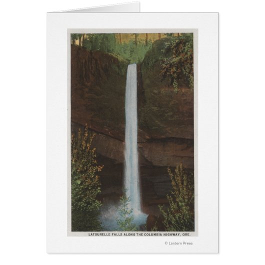 Columbia River, OR - Latourelle Falls View #3 Cards (Front)