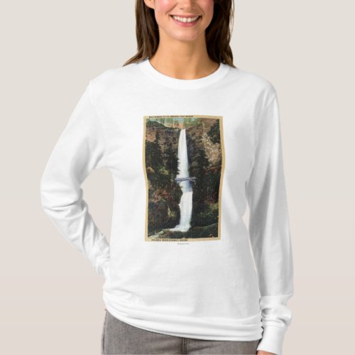 Columbia River OR _ Multnomah Falls and Benson T_Shirt