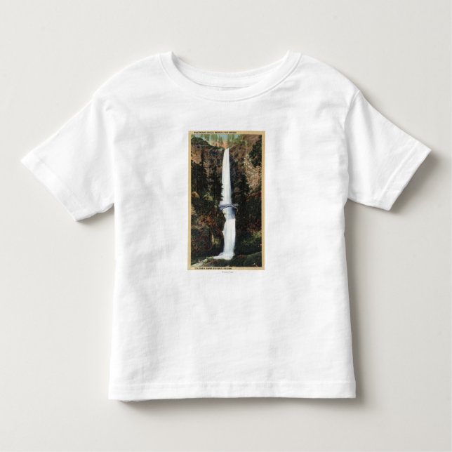 Columbia River, OR - Multnomah Falls and Benson Toddler T-shirt (Front)