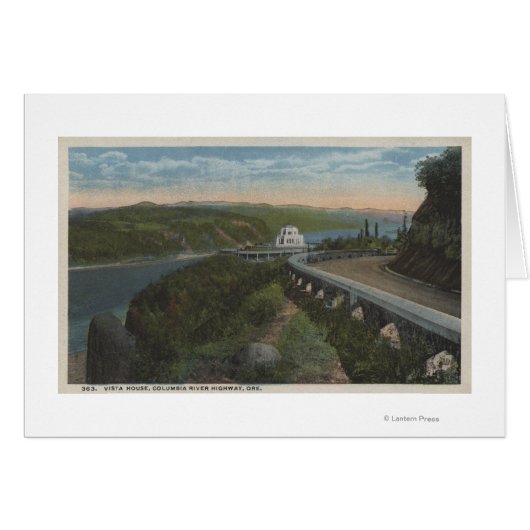 Columbia River, Oregon - Vista House Cards (Front Horizontal)