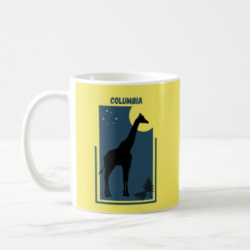 Columbia Riverbanks Zoo Carolina Vintage Giraffe Coffee Mug