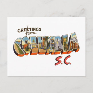 Columbia SC Postcard