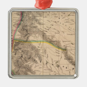 Columbia, South America 8 Metal Ornament