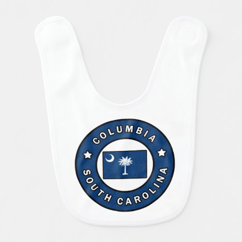 Columbia South Carolina Baby Bib