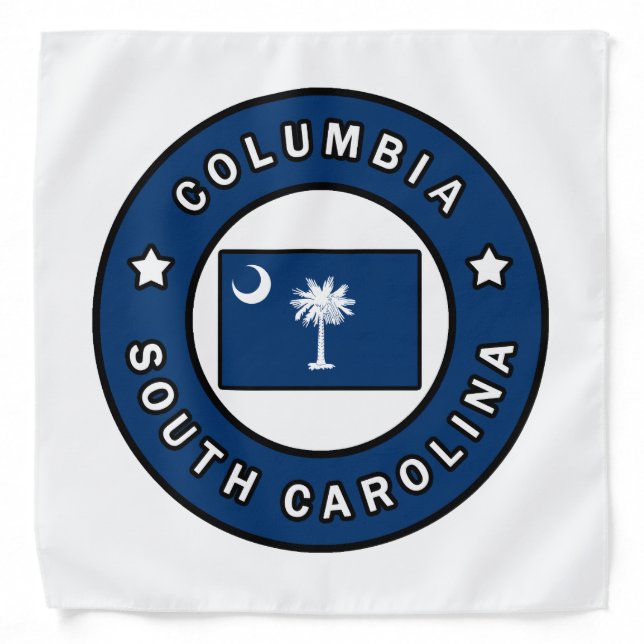 Columbia South Carolina Bandana (Front)