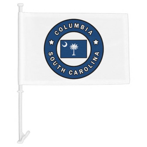 Columbia South Carolina Car Flag