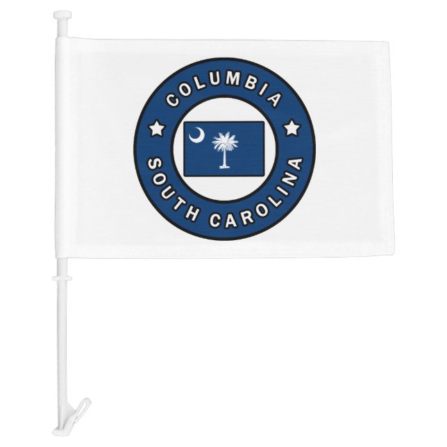 Columbia South Carolina Car Flag (Front)