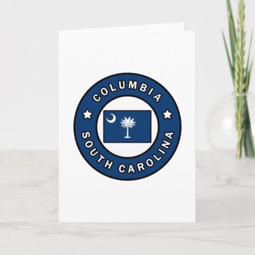 Columbia South Carolina Card