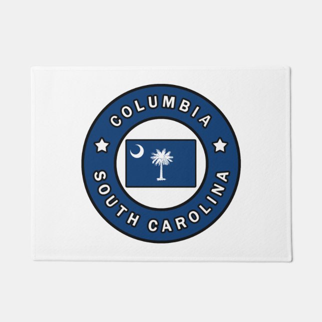 Columbia South Carolina Doormat (Front)