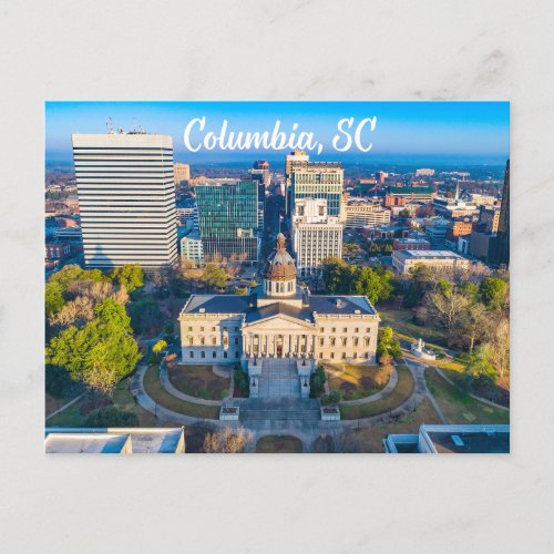 Columbia South Carolina Downtown  Postcard