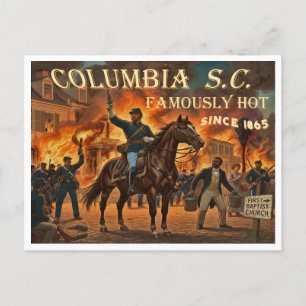 Columbia South Carolina, Famously Hot Postcard