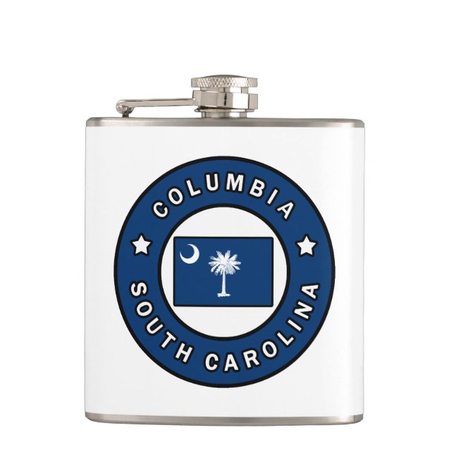 Columbia South Carolina Flask (Front)