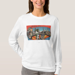 Columbia, South Carolina - Large Letter Scenes 2 T-Shirt