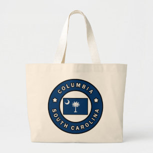 Columbia South Carolina Large Tote Bag