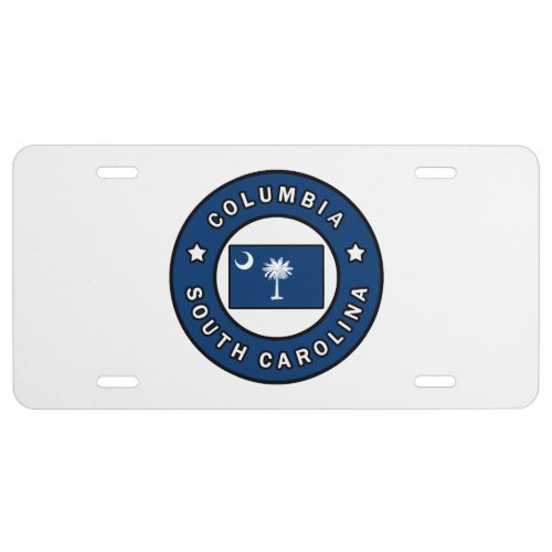 Columbia South Carolina License Plate