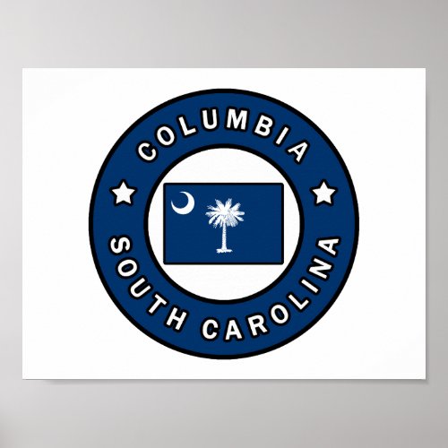 Columbia South Carolina Poster