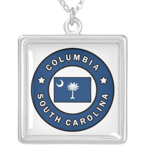 Columbia South Carolina Silver Plated Necklace