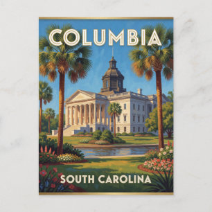 Columbia South Carolina State House Travel 🌴 Postcard