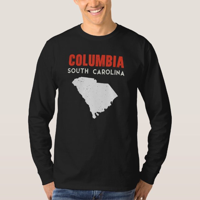 Columbia South Carolina USA State America Travel T-Shirt (Front)
