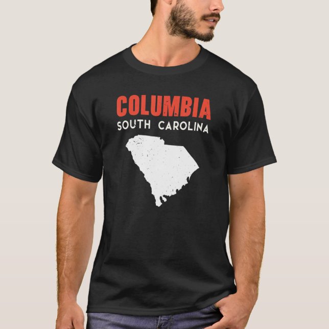 Columbia South Carolina USA State America Travel T-Shirt (Front)