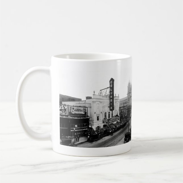 Columbia Theater, Opening Night Coffee Mug (Left)