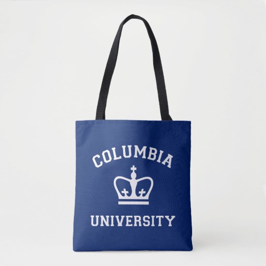 Columbia University White Crown Tote Bag