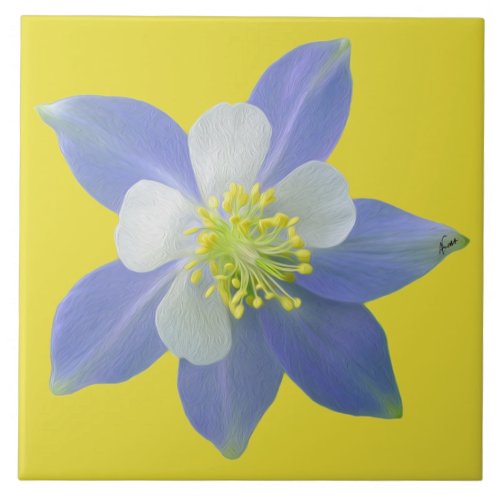 Columbine 2 ceramic tile