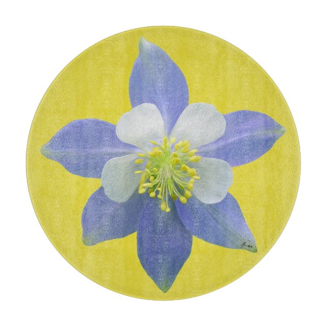 Columbine 2 cutting board (Front)